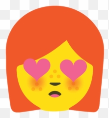 Redhead Emoji Stickers By Asa Bowes - Happy,Blob Android Emojis Transparent