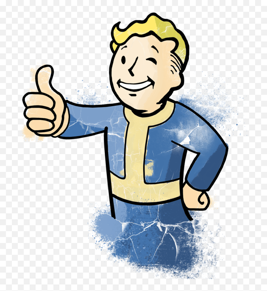 Fallout Pip Boy Png - Transparent Vault Boy Png Emoji,Fall Out 4 Pip Boy Emoticon