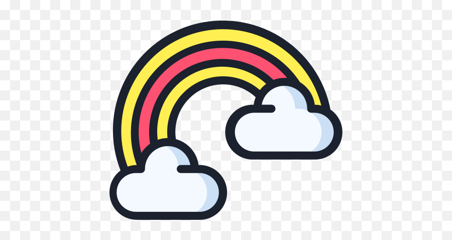 Rainbow Free Icon Of Spring - Language Emoji,Spring Emoticon Vectors