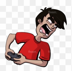 Create A Character Logo For Your Twitch - Playing Games Emoji,Animated Character With Emotions For Youtube