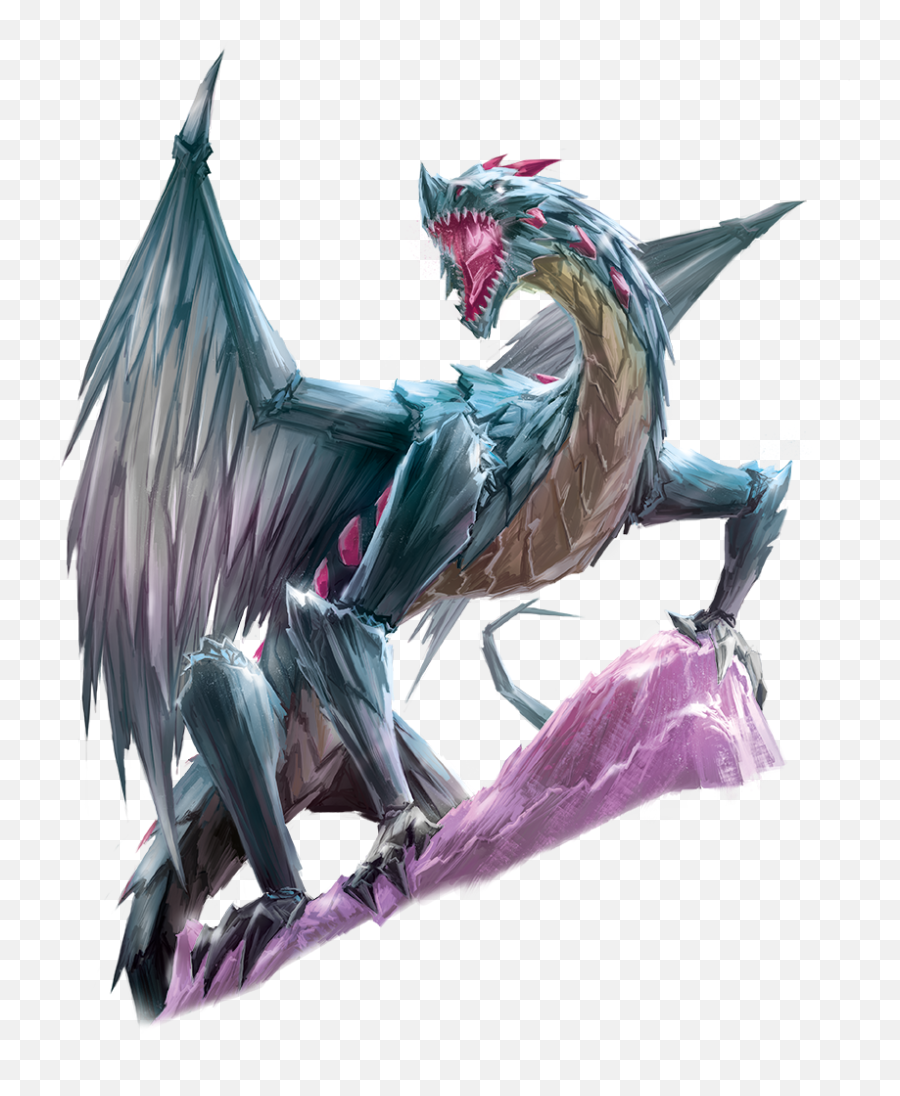 Adult Crystal Dragon - Monsters Archives Of Nethys Young Crystal Dragon Emoji,Emotion Stealth 11