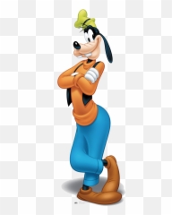 Download Mickey Cow Minnie Donald Goofy Clarabelle Duck - Goofy Cardboard Cutout Emoji,Goofy Emoticon Art