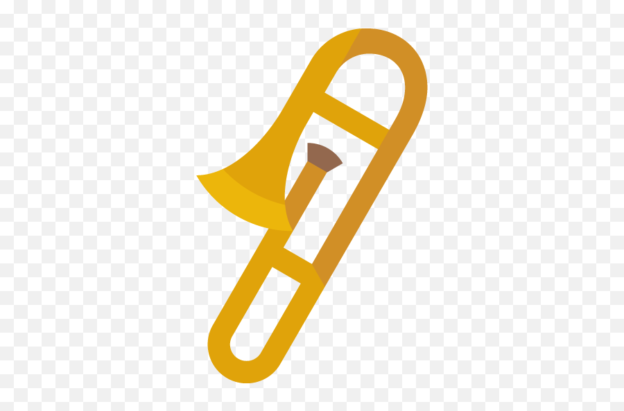 Trombone Musical Instrument Free Icon Of Musical - Trombone Icon Emoji,Images Of Harmnica Folders With Emojis