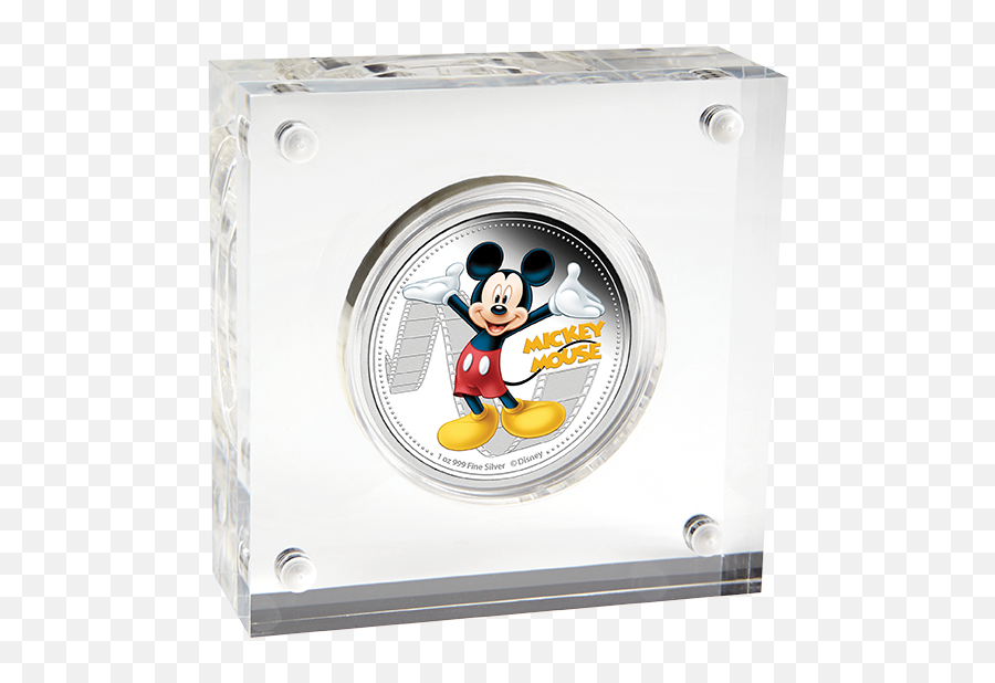 Pluto Proof Silver Coin Proof Coins Emoji,Mickey And Friends Emotions
