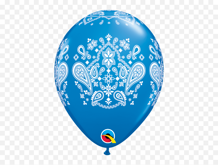 Bandana Dark Blue Balloons - Decorative Emoji,Emoji Bandana