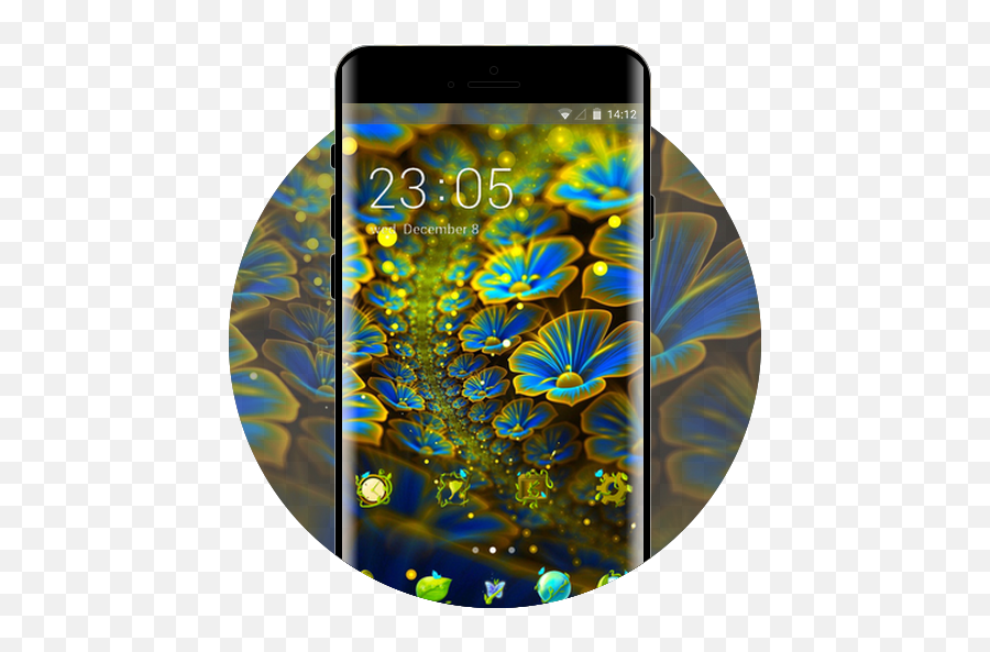 3d Beautiful Flower Theme For Galaxy M30 U2013 Apps On Google Play Emoji,Samsung Galaxy S8+ Emoticon Bubble