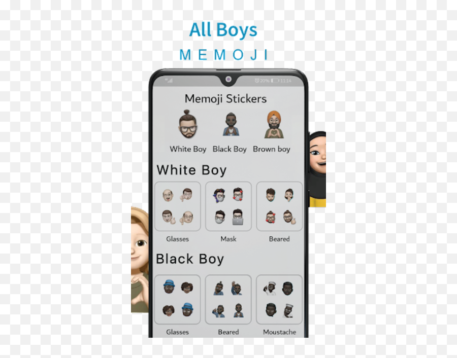 About Memoji Stickers For Whatsapp Google Play Version,Boy Emoji X