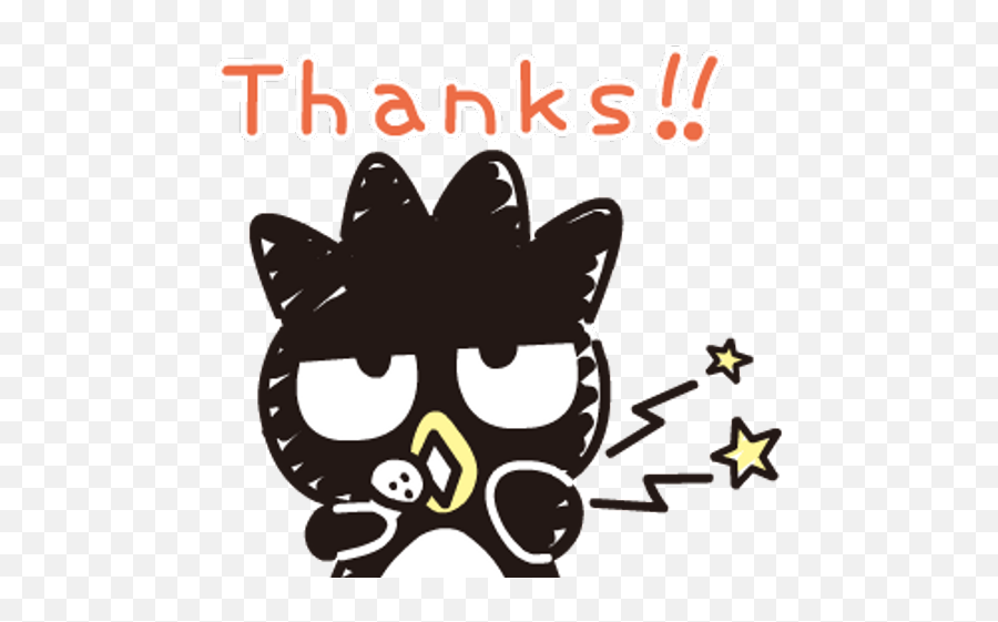 Sticker Maker - Bad Badtzmaru Handdrawn Stickers Emoji,Maru Emoji