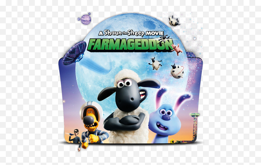 Shaun The Sheep Movie 2015 Folder Icon - Designbust Emoji,Emoji Of Sheeps