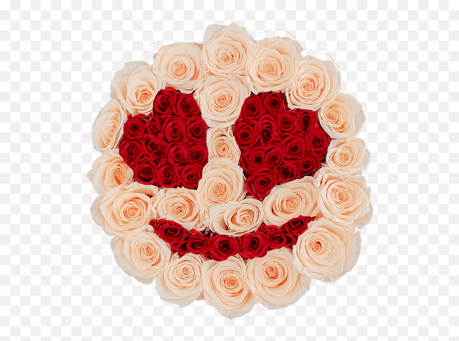 Emoji Design Forever Roses Box Thailand Gift Emoji Design,Champage Emoji