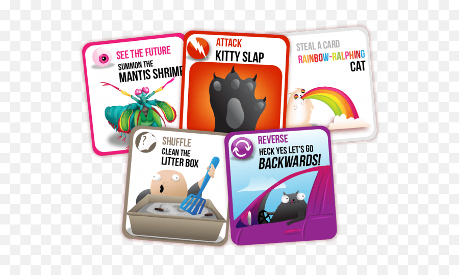 Exploding Kittens Card Game On Mobile Should You Play It - Virtual Game Night Ideas Emoji,Deck Of Cards Emoji