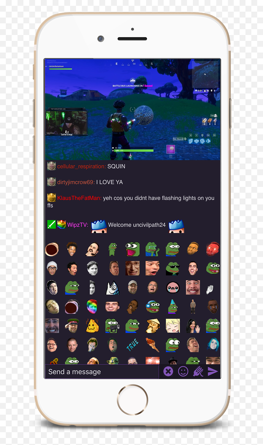 Pogchat Twitch Client For Ios - Technology Applications Emoji,Emoticon Twitch