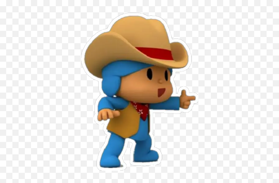 Pocoyó 2 - Pocoyo Cowboy Emoji,Mystic Messenger Jaehee Emoji