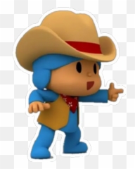 Pocoyó 2 - Pocoyo Cowboy Emoji,Mystic Messenger Jaehee Emoji
