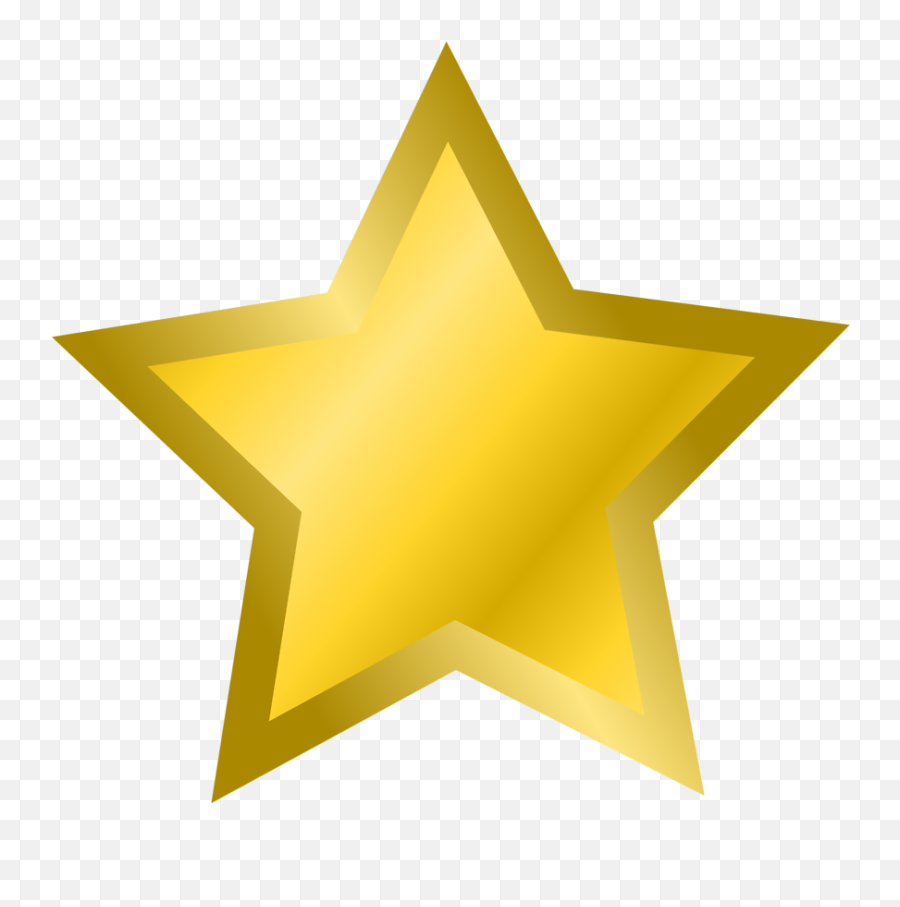 Openclipart - Clipping Culture Gold Star Clipart Emoji,Diabinho Emoticon Facebook