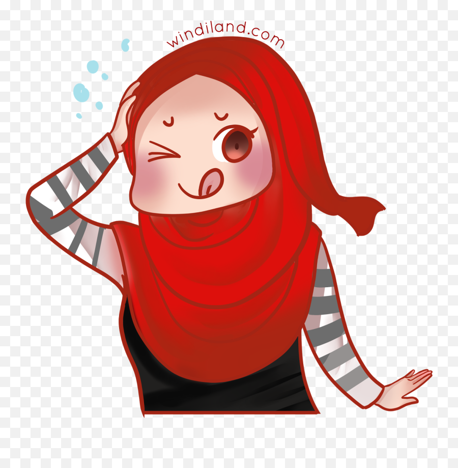 Windiland I Parenting Blogger Indonesia - Kartun Orang Ngemil Emoji,Emotion Ketawa