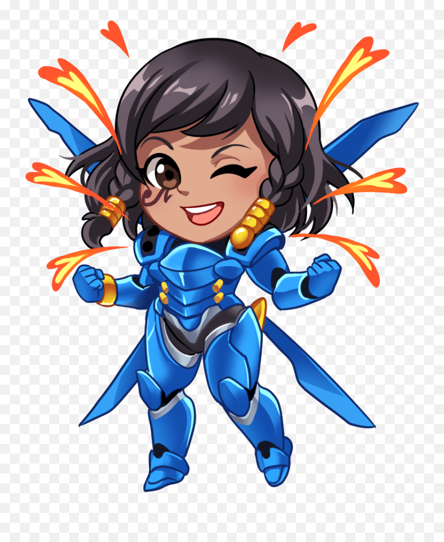 Professional Work U2014 Uguubear - Pharah Chibi Png Emoji,Zenyatta Emoji