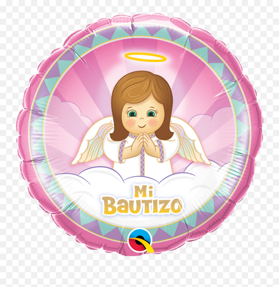 18q Mi Bautizo Angel Girl10 Count - Havinu0027 A Party Angelitos Imagenes De Bautizo Niña Emoji,Girl Angel Emoji