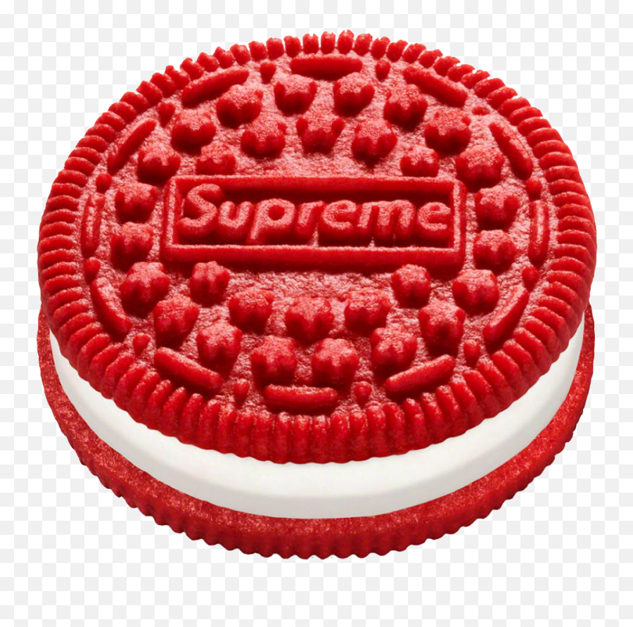 Supreme Oreo Food Cookie Sticker - Supreme Oreos Emoji,Oreo Cookie Emoji