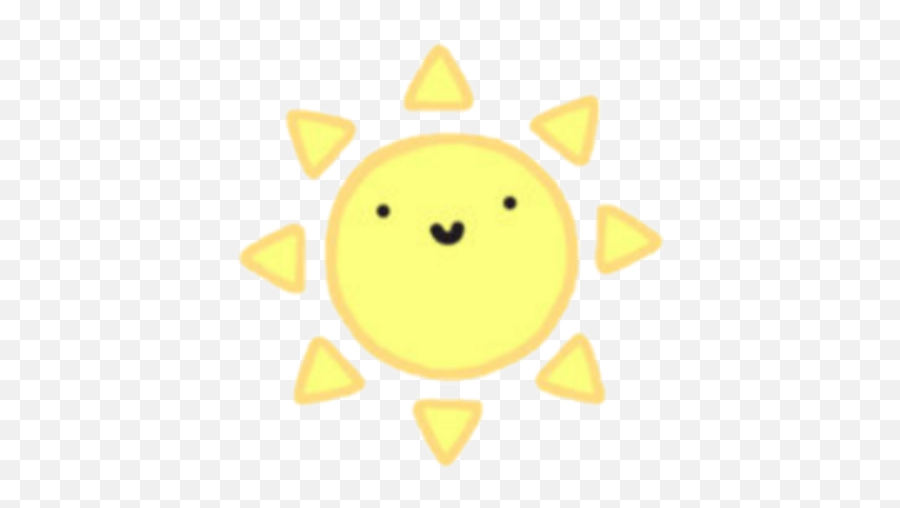Cute Sun Png - Sun Kawaii Sky Cute Yellow Emot Sam System Advisor Model Emoji,Goodvibes With Hand Emoji
