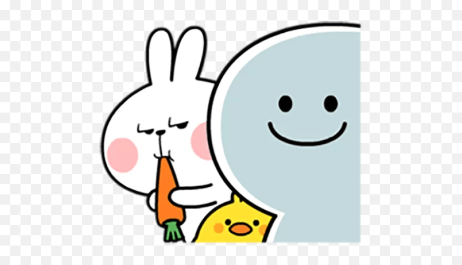 Sticker Maker - Bunny Spoiled Rabbit Icons Png Emoji,Hangouts Bunny Emoticons