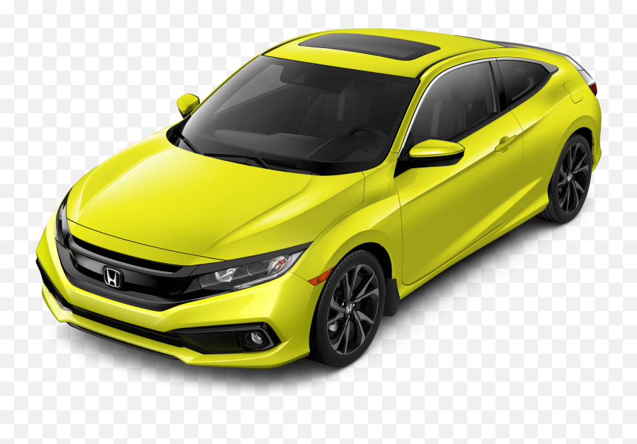 Honda Civic Yellow Car Terbaik - Honda Civic Ex Coupe 2019 Emoji,Turbo Ej8 Stance Emotion