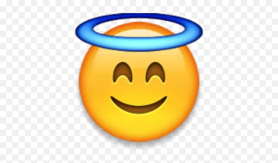Angel Blushing Emoji Png Images - Iphone Emoji Engel,Guy Text Blushing Emoji