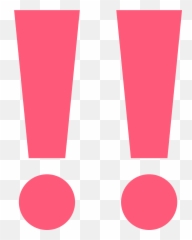 Double Exclamation Mark Emoji Clipart - Dibujos De La Exclamacion,Exclamation Emoji