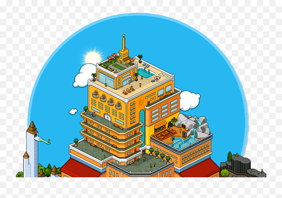 Burger Games - Habbo Hotel View Right Emoji,Kogama Emoticons