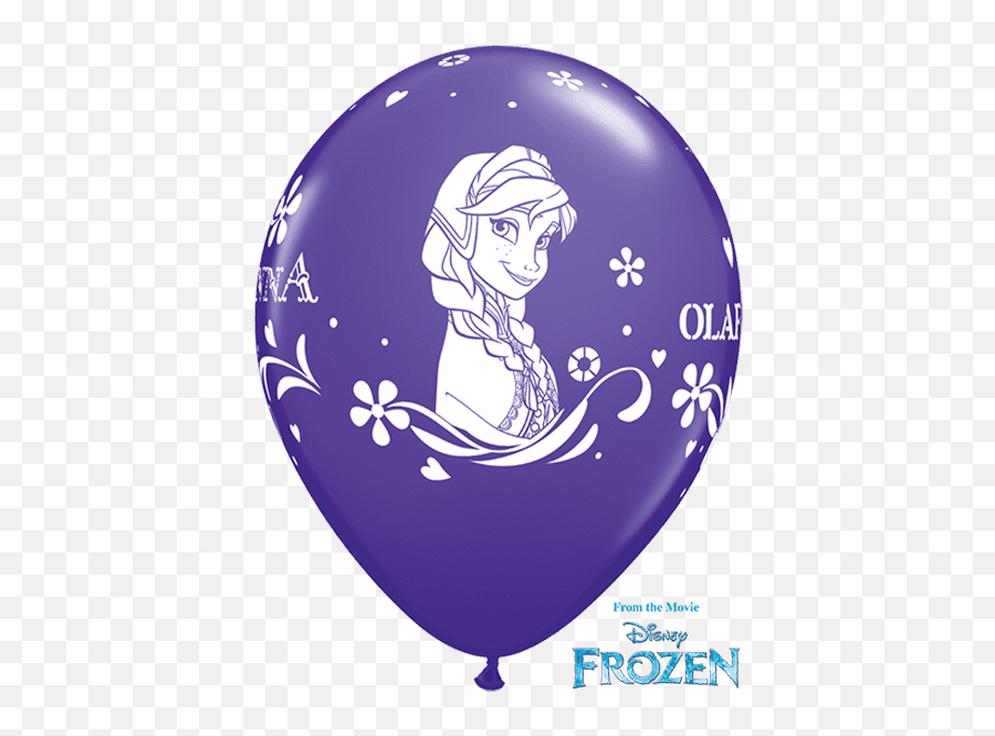 25 X 11 Anna Elsa U0026 Olaf Assorted Qualatex Latex Balloons - Frozen Latex Balloons Emoji,Disney Emoji Olaf