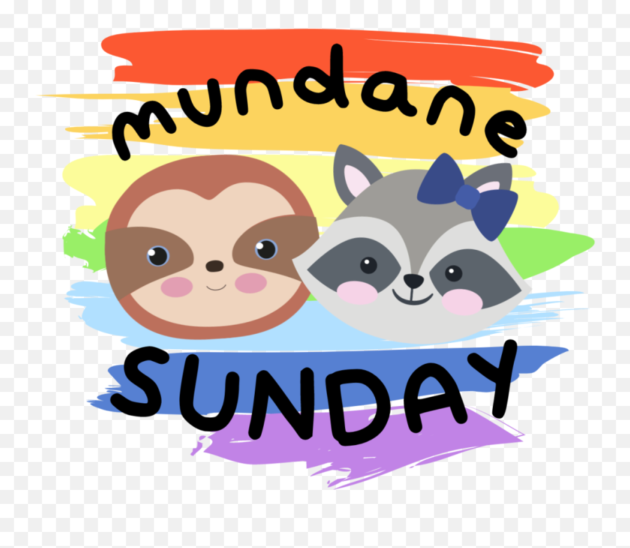 Rosie Raccoon Stickers U2013 Mundane Sunday - Happy Emoji,Single Emojis Thought Bubble