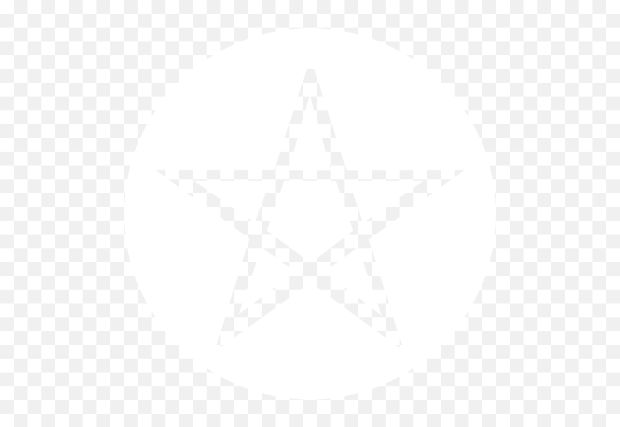 Wiccan Pentagram Circle Transfer Sticker - Simple Pentagram Emoji,Pentagram Emoticon -evil Facebook