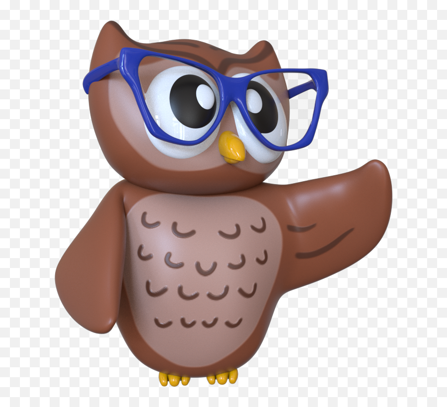 Wise Owl Animation - Soft Emoji,Owl Emoticon Whatsapp