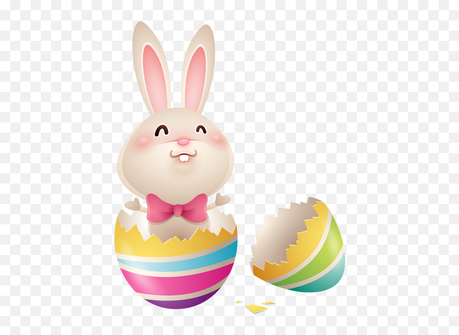 Easter Bunny In Egg Png Picture Image - Transparent Background Easter Bunny Clipart Emoji,Bunny And Egg Emoji