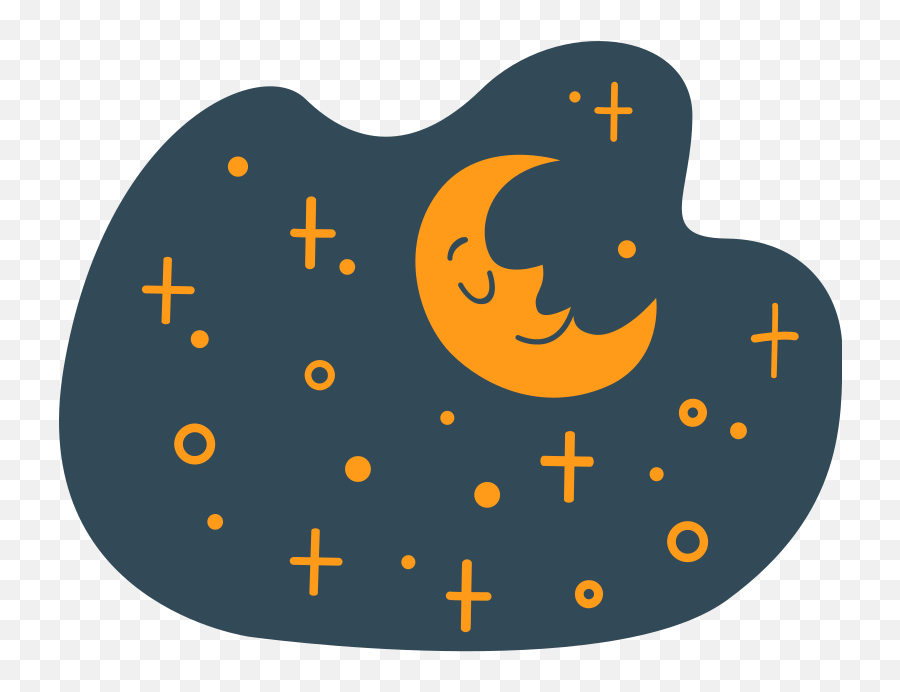 Sweet Dreams Clipart Illustration In - Dot Emoji,Ok. Good Night And Sweet Dreams. Smile Emoticon