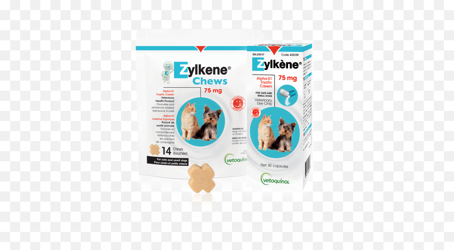 Zylkene - Zylkene Chews 75 Mg Emoji,Emotion Reaction Cat Ears