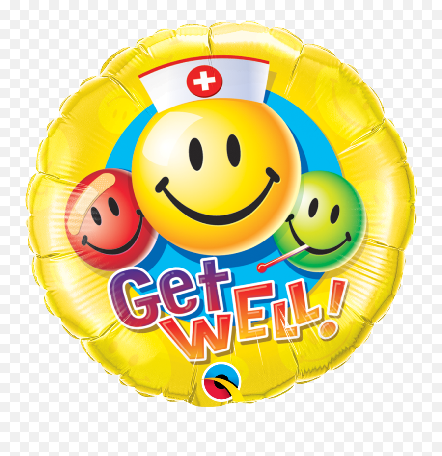 Get Well Balloons U2013 Party Perfect - Happy Birthday Balloons Emoji,Good Luck Emoji