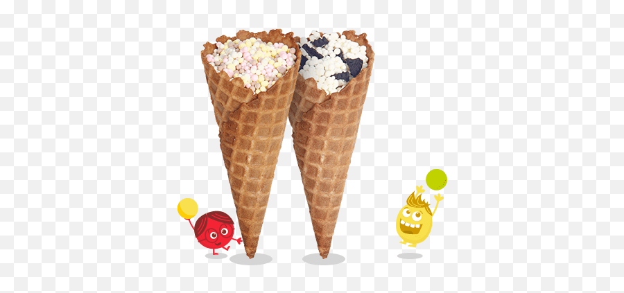 Download Waffles - Cones Dippin Dots Waffle Cone Full Size Emoji,Ice Cream Cone Emoticon