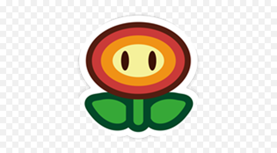 Fire Flowerr Ooo - Roblox Transparent Mario Stickers Emoji,Furry Emoticon