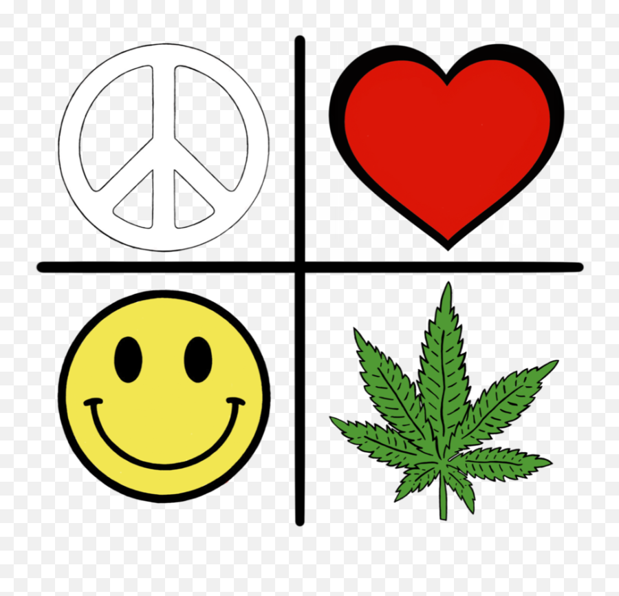 Peace Love Happiness U0026 Cannabis U2013 Incite Expression Emoji,Marijuana Emoticon Images