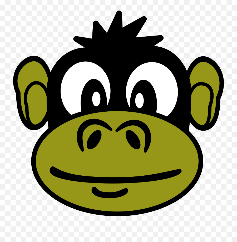 Free Clipart - 1001freedownloadscom Gambar Vektor Lucu Emoji,Monkey Emoticon