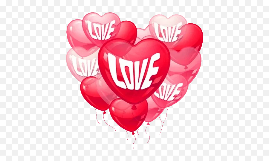 Download Word Love Text Download Free Image Hq Png Image Emoji,Emojis Heart Balloon