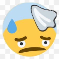Fear - Fear Discord Emoji,Sweating Emoji