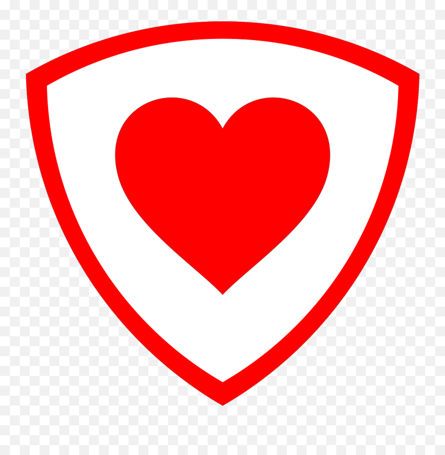 Shield A Heart Red - Free Image On Pixabay Emoji,Shield Emojio
