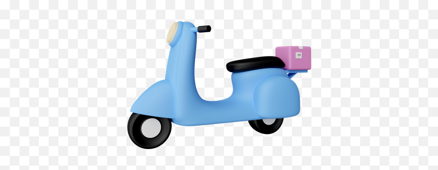 Delivery Scooter 3d Illustrations Designs Images Vectors Emoji,Moto Emoji