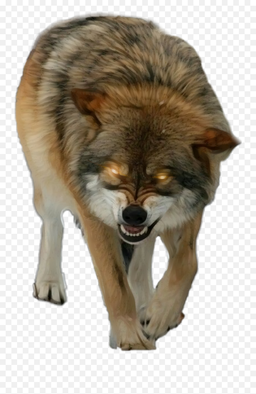 Lobo Wolf Canislupus Sticker - Angery Female Wolf Emoji,Growl Emoji