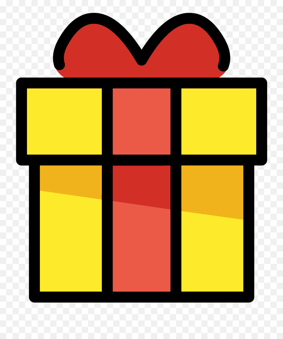 Wrapped Gift Emoji - Gift Symbol With A Heart,Gift Emoji