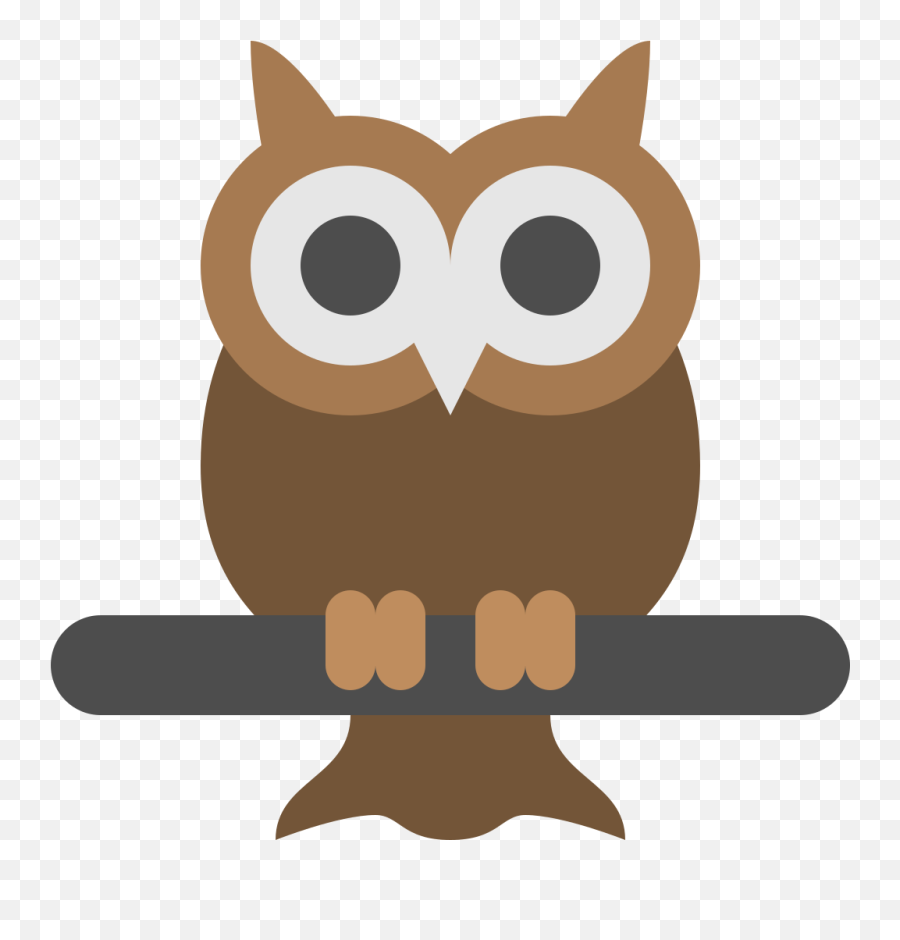 Owl Icon - Owl Icon Emoji,Screech Emoji