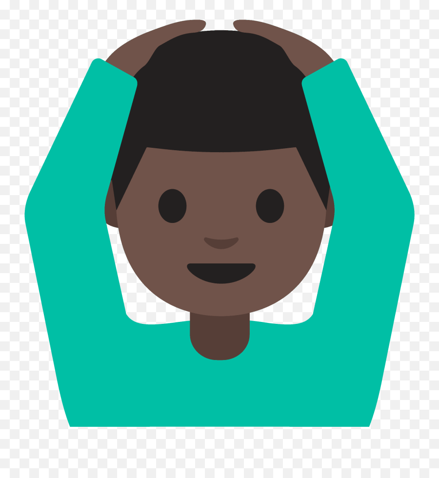Man Gesturing Ok Emoji Clipart - Happy,Black Man Shrug Emoji