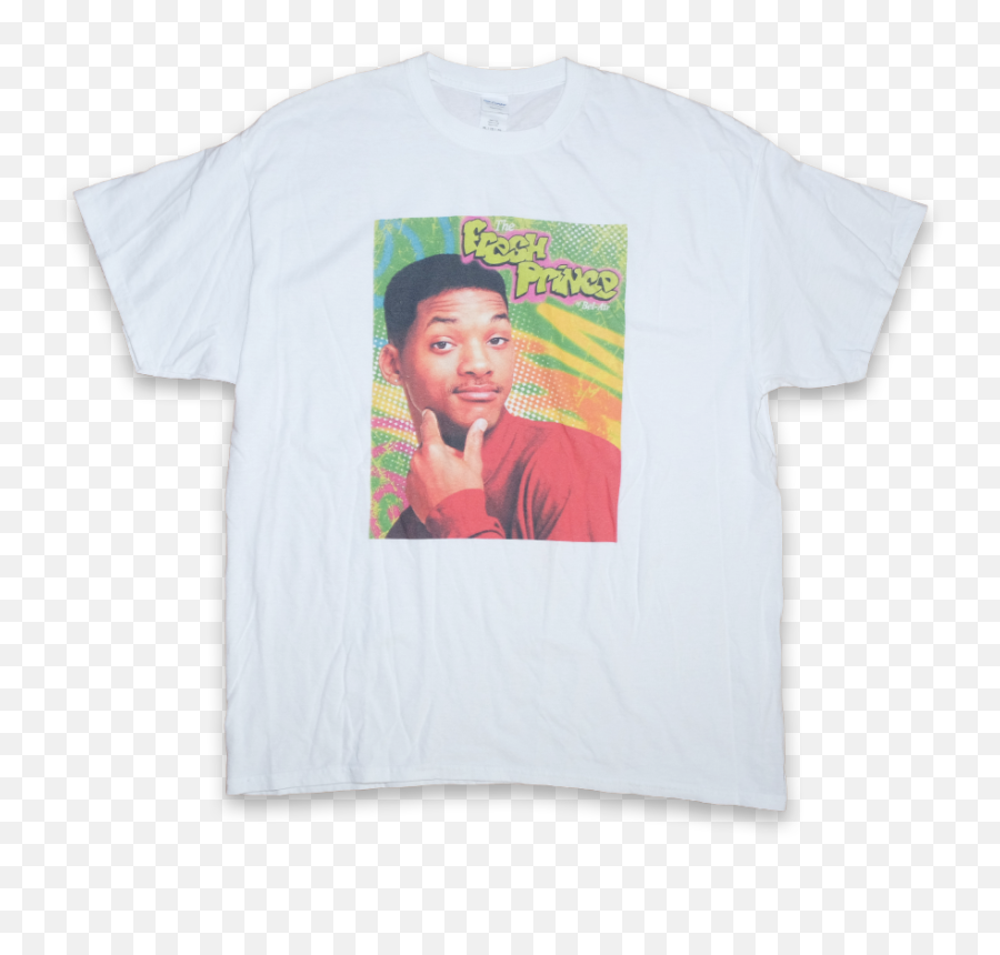 Fresh Prince Of Bel Air T - Shirt Xlarge Short Sleeve Emoji,Fresh Prince Of Bel Air Emoji Text